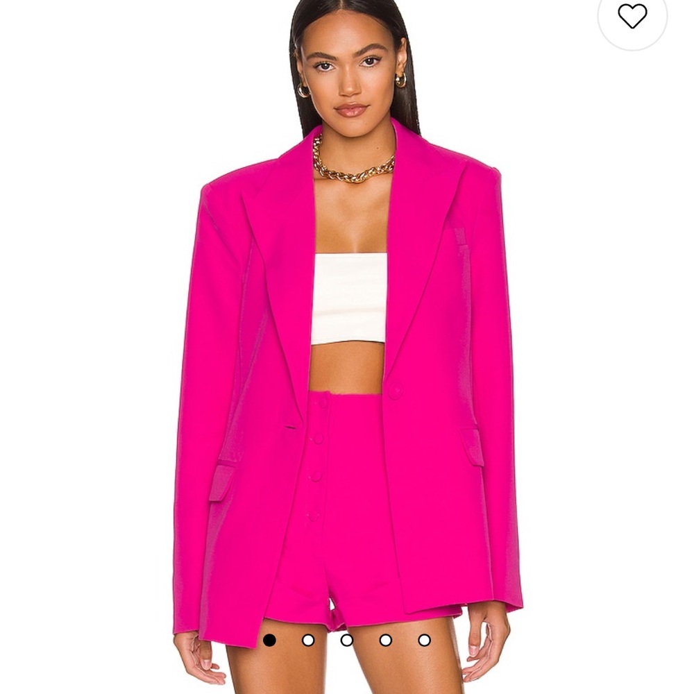 Camila Coelho Revolve Morena Blazer in Fuschia